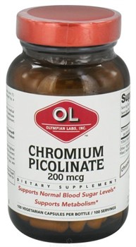 Chromium Picolinate 200 (100 caps) - фото 5886