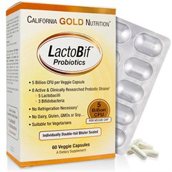 LactoBif 5 Probiotics (60 caps) - фото 6985