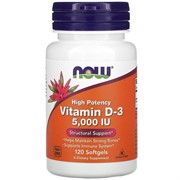Vitamin D-3 5000 IU (120 softgels)