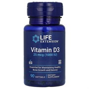 Vitamin D3 25 mcg 1000 IU (90 softgels)